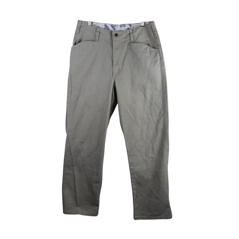 Ben Davis Original Ben's Work Pants Khaki Tan Men's 32 Style 695 Twill Trousers